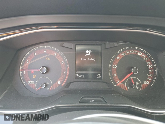 2021 Volkswagen Jetta SEL with VIN 3VWE57BU9MM077191, listed as a Copart auction lot 55070935 with 70,612 mi miles and Salvage title. Bid and sale history available at DreamBid. Image 9.