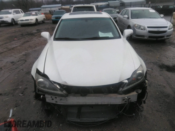 2013 Lexus IS with VIN JTHBE5C28D5031492, listed as a IAAI auction lot 41762318 with 162,321 mi miles. Bid and sale history available at carsss.com. Image 12.