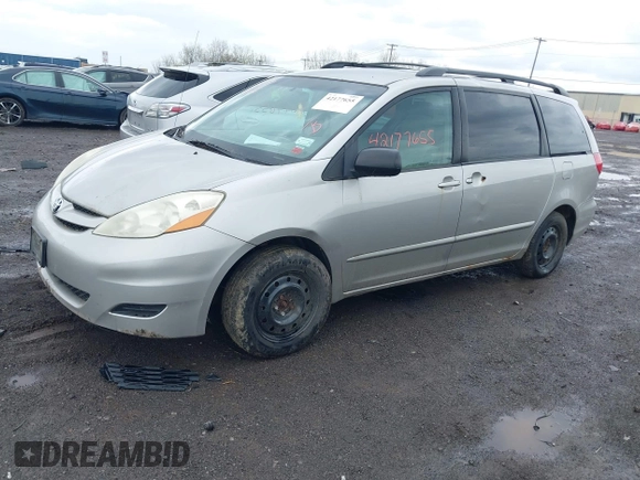 2006 Toyota Sienna CE with VIN 5TDZA23C46S549163, listed as a IAAI auction lot 42177655 with 200,231 mi miles and . Bid and sale history available at DreamBid. Image 2.