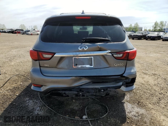 2019 Infiniti QX60 Luxe z VIN 5N1DL0MM5KC564679, wystawiony jako Copart lot #56152085 z przebiegiem 166 506 mil mil oraz Szkoda całkowita • Salvage title. Historia ofert i sprzedaży dostępna na DreamBid. Obrazek 6.