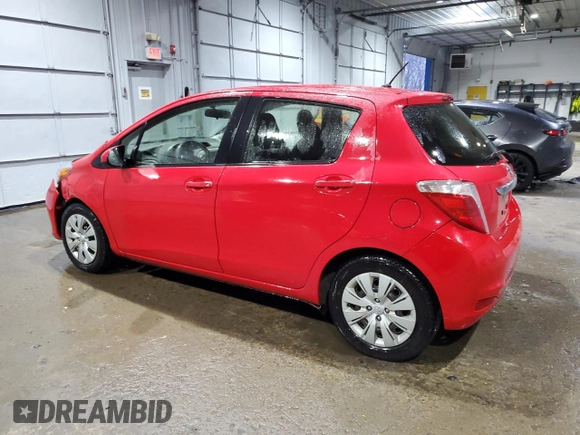 2013 Toyota Yaris L with VIN JTDKTUD36DD572006, listed as a Copart auction lot 89065915 with 75,390 mi miles and Salvage Title. Bid and sale history available at DreamBid. Image 2.