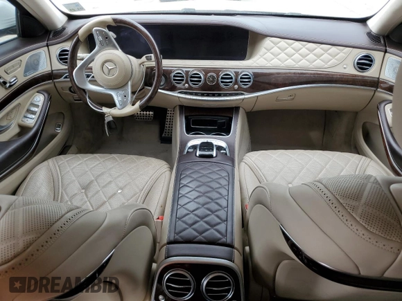 2018 Mercedes-Benz S 560 with VIN WDDUG8GB8JA415359, listed as a Copart auction lot 51053284 with 65,292 mi miles and Salvage Title. Bid and sale history available at DreamBid. Image 8.