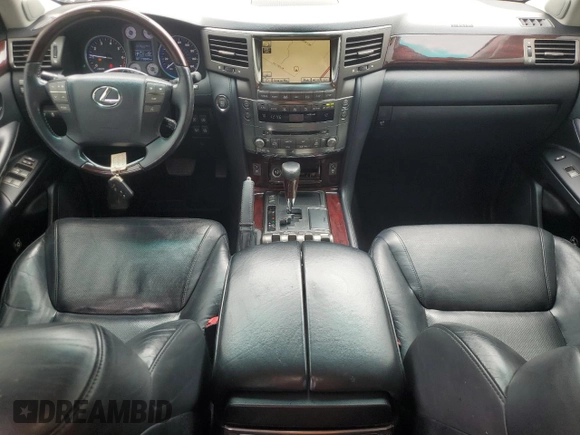2011 Lexus LX 570 with VIN JTJHY7AX5B4083336, listed as a Copart auction lot 53483085 with 170,840 mi miles and Clean Title. Bid and sale history available at DreamBid. Image 8.