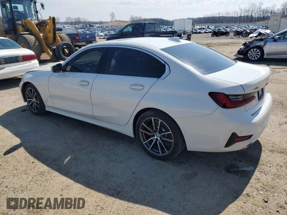 2020 BMW 3 Series 330i xDrive with VIN 3MW5R7J00L8B06412, listed as a Copart auction lot 51147295 with 112,749 mi miles and Salvage Title. Bid and sale history available at carsss.com. Image 2.