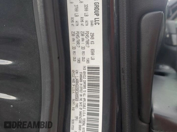 2011 Jeep Grand Cherokee Laredo z VIN 1J4RR4GG5BC609569, wystawiony jako Copart lot #55701055 z przebiegiem 234 116 mil mil oraz Czysty tytuł • Clean title. Historia ofert i sprzedaży dostępna na DreamBid. Obrazek 13.