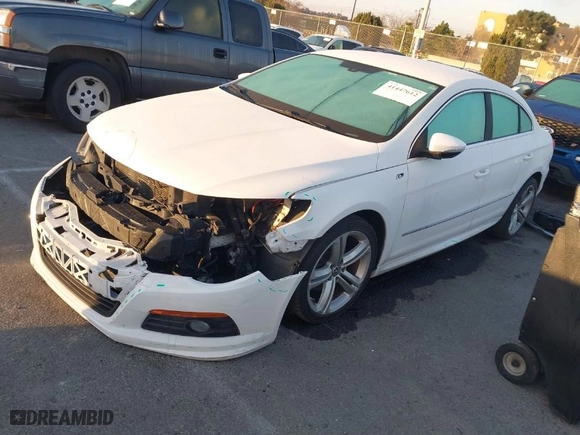2012 Volkswagen CC Sport PZEV with VIN WVWMP7AN6CE543330, listed as a IAAI auction lot 41447612 with NaN miles. Bid and sale history available at carsss.com. Image 2.