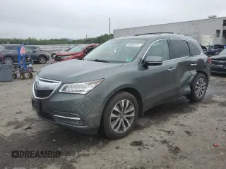 2016 Acura MDX Technology with VIN 5FRYD4H44GB019537, listed as a Copart auction lot 60595725 with 131,940 mi miles and Salvage title. Bid and sale history available at DreamBid. Image 1.