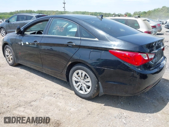 2011 Hyundai Sonata GLS with VIN 5NPEB4AC0BH195975, listed as a IAAI auction lot 42177410 with 191,054 mi miles and . Bid and sale history available at carsss.com. Image 3.