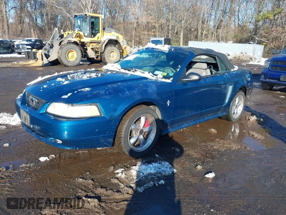 2000 Ford Mustang with VIN 1FAFP4449YF255044, listed as a IAAI auction lot 41534325 with 116,614 mi miles. Bid and sale history available at carsss.com. Image 2.