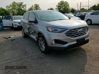 2021 Ford Edge Titanium with VIN 2FMPK4K91MBA12380, listed as a Copart auction lot 59275785 with 82,295 mi miles and Salvage title. Bid and sale history available at DreamBid. Image 15.