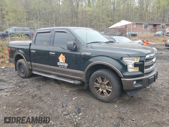 2015 Ford F-150 XLT with VIN 1FTEW1EF8FFB88327, listed as a Copart auction lot 53034615 with 198,364 mi miles and Clean Title. Bid and sale history available at carsss.com. Image 4.