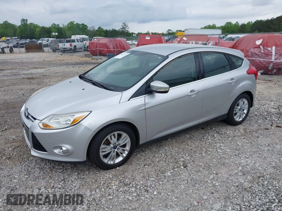 2012 Ford Focus SEL with VIN 1FAHP3M24CL371862, listed as a IAAI auction lot 42105522 with 155,245 mi miles. Bid and sale history available at carsss.com. Image 2.