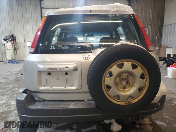 2000 Honda CR-V LX with VIN JHLRD1842YC047357, listed as a Copart auction lot 44205095 with 96,643 mi miles and Salvage Title. Bid and sale history available at carsss.com. Image 6.