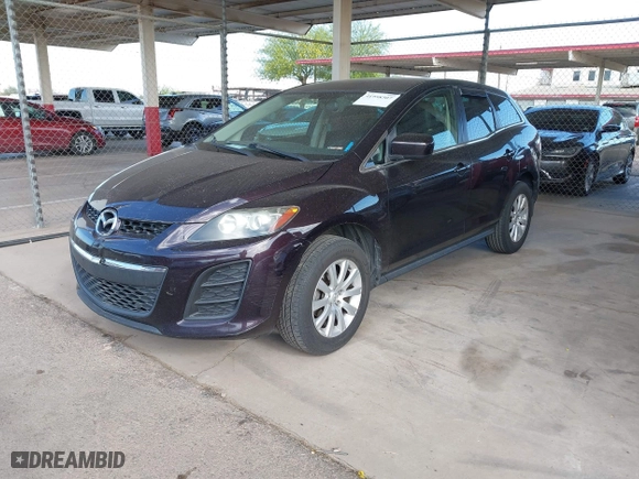 2010 Mazda CX-7 SV with VIN JM3ER2WM1A0335584, listed as a IAAI auction lot 41958307 with 155,067 mi miles. Bid and sale history available at carsss.com. Image 2.