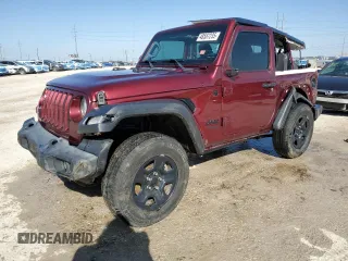 2021 Jeep Wrangler Sport z VIN 1C4GJXAG6MW801003, wystawiony jako Copart lot #48587235 z przebiegiem 31 551 mil mil oraz Szkody całkowita. Historia ofert i sprzedaży dostępna na DreamBid. Obrazek 1.