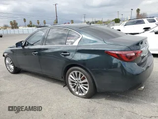 2019 Infiniti Q50 3.0t LUXE with VIN JN1EV7AP3KM516931, listed as a Copart auction lot 50598515 with 102,771 mi miles and Salvage Title. Bid and sale history available at carsss.com. Image 2.