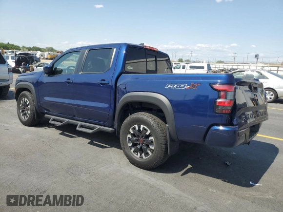 2022 Nissan Frontier Pro-X with VIN 1N6ED1EJ5NN610792, listed as a Copart auction lot 59897795 with 51,214 mi miles and Salvage title. Bid and sale history available at DreamBid. Image 2.