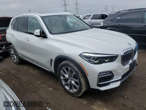 2019 BMW X5 xDrive40i with VIN 5UXCR6C50KLL34400, listed as a Copart auction lot 52299795 with 60,439 mi miles and Salvage Title. Bid and sale history available at carsss.com. Image 4.