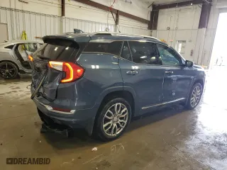 2024 GMC Terrain Denali with VIN 3GKALXEG2RL118985, listed as a Copart auction lot 50734035 with 23,809 mi miles and Salvage Title. Bid and sale history available at carsss.com. Image 3.