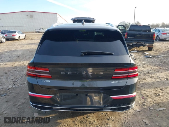 2025 Genesis GV80 Prestige with VIN KMUHEESC8SU222772, listed as a IAAI auction lot 41220766 with 3,528 mi miles and . Bid and sale history available at DreamBid. Image 17.