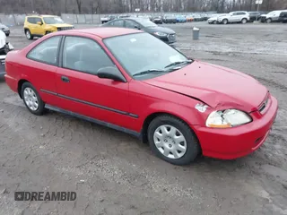 1998 Honda Civic DX with VIN 1HGEJ622XWL045346, listed as a IAAI auction lot 41111294 with 73,212 mi miles. Bid and sale history available at carsss.com. Image 1.