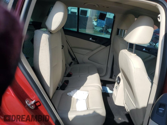 2012 Volkswagen Tiguan SE with VIN WVGAV7AX9CW003857, listed as a Copart auction lot 58356295 with 202,794 mi miles and Salvage title. Bid and sale history available at DreamBid. Image 11.