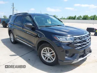 2025 Ford Explorer Active with VIN 1FMUK7DH4SGA60289, listed as a IAAI auction lot 42212373 with 1,288 mi miles and . Bid and sale history available at DreamBid. Image 1.