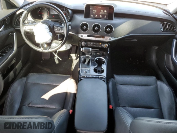 2018 Kia Stinger with VIN KNAE15LAXJ6012401, listed as a Copart auction lot 89369765 with 84,964 mi miles and Salvage Title. Bid and sale history available at DreamBid. Image 8.