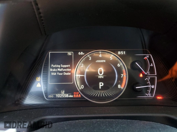 2019 Lexus ES 350 with VIN 58ABZ1B16KU039248, listed as a Copart auction lot 52342925 with 102,558 mi miles and Salvage Title. Bid and sale history available at DreamBid. Image 9.