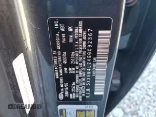 2016 Kia Optima SX Turbo with VIN 5XXGW4L24GG092367, listed as a Copart auction lot 45284145 with 162,796 mi miles and Salvage Title. Bid and sale history available at carsss.com. Image 12.
