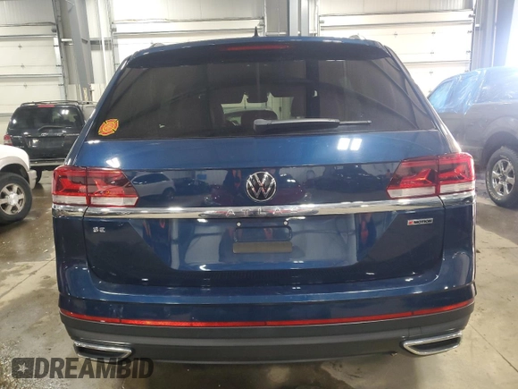 2021 Volkswagen Atlas SE z VIN 1V2LP2CA2MC506375, wystawiony jako Copart lot #88529915 z przebiegiem 50 550 mil mil oraz Szkody całkowita. Historia ofert i sprzedaży dostępna na DreamBid. Obrazek 6.