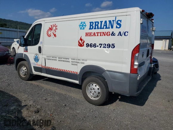 2017 Ram ProMaster Cargo with VIN 3C6TRVNG3HE506180, listed as a Copart auction lot 68477374 with 110,623 mi miles and Salvage Title. Bid and sale history available at carsss.com. Image 2.