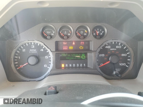 2010 Ford F-250 XL with VIN 1FTSW2A59AEA19292, listed as a Copart auction lot 68735244 with 106,646 mi miles and Salvage title. Bid and sale history available at DreamBid. Image 9.