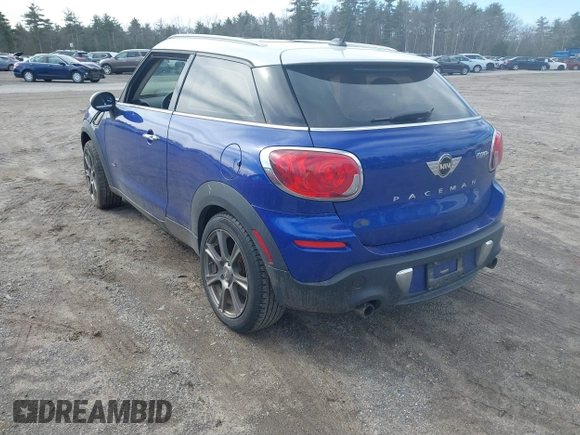 2014 MINI Paceman S with VIN WMWSS7C51EWN72179, listed as a IAAI auction lot 41823211 with 117,151 mi miles and . Bid and sale history available at DreamBid. Image 3.