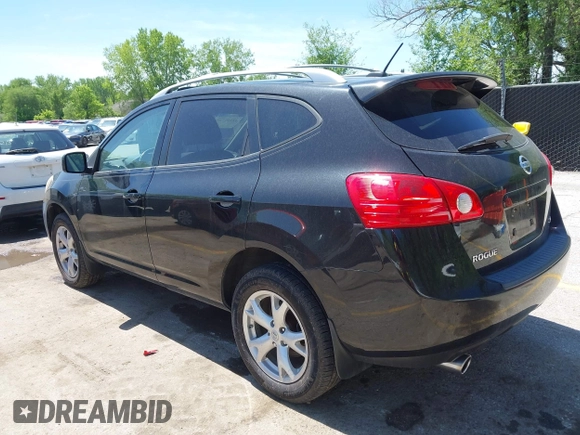 2009 Nissan Rogue SL with VIN JN8AS58T29W321840, listed as a IAAI auction lot 42157739 with 214,475 mi miles and . Bid and sale history available at DreamBid. Image 3.