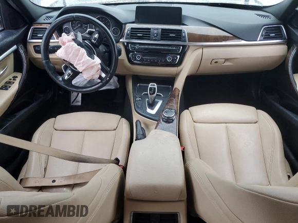2017 BMW 3 Series 330i with VIN WBA8B9G51HNU09848, listed as a Copart auction lot 48812075 with 105,075 mi miles and Salvage Title. Bid and sale history available at carsss.com. Image 8.
