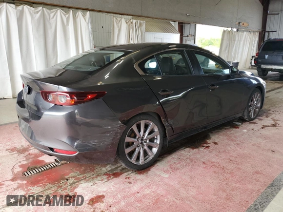 2019 Mazda 3 Select z VIN JM1BPACL2K1106950, wystawiony jako Copart lot #59481345 z przebiegiem 56 582 mil mil oraz Szkoda całkowita • Salvage title. Historia ofert i sprzedaży dostępna na DreamBid. Obrazek 3.