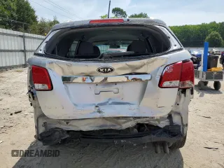 2013 Kia Sorento LX with VIN 5XYKT4A20DG323200, listed as a Copart auction lot 61738005 with 205,312 mi miles and Salvage title. Bid and sale history available at DreamBid. Image 6.