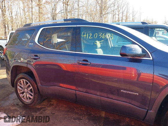 2018 GMC Acadia SLE with VIN 1GKKNLLS6JZ185715, listed as a IAAI auction lot 41203608 with 106,913 mi miles and . Bid and sale history available at DreamBid. Image 13.