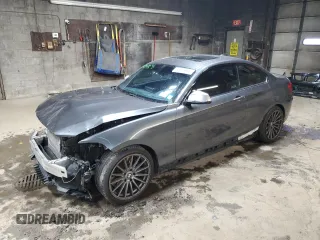 2016 BMW 2 Series M235i xDrive with VIN WBA1J9C51GV372003, listed as a Copart auction lot 83413884 with 104,951 mi miles and Salvage Title. Bid and sale history available at carsss.com. Image 1.