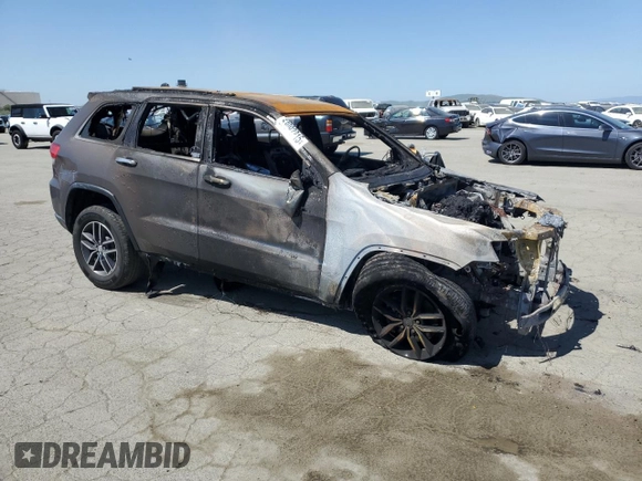 2018 Jeep Grand Cherokee Limited with VIN 1C4RJFBG3JC391033, listed as a Copart auction lot 53092215 with Not provided miles and Non repairable. Bid and sale history available at DreamBid. Image 4.