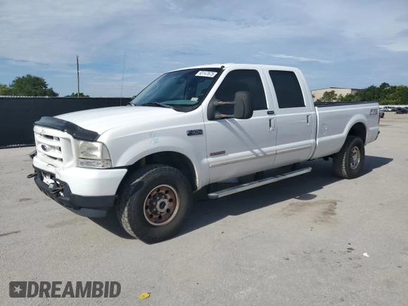2004 Ford F-350 XL with VIN 1FTSW31P54EB29378, listed as a Copart auction lot 63147675 with 188,288 mi miles and Salvage title. Bid and sale history available at DreamBid. Image 1.