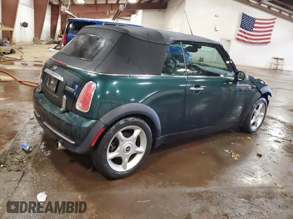 2006 MINI Convertible z VIN WMWRF33596TF64235, wystawiony jako Copart lot #43614735 z przebiegiem 138 541 mil mil oraz Czysty tytuł • Clean title. Historia ofert i sprzedaży dostępna na DreamBid. Obrazek 3.