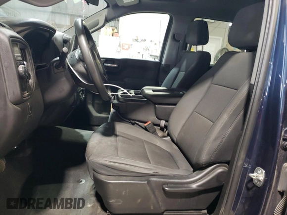 2020 Chevrolet Silverado 1500 Custom with VIN 3GCPWBEK1LG375611, listed as a Copart auction lot 54443785 with 116,591 mi miles and Salvage Title. Bid and sale history available at DreamBid. Image 7.