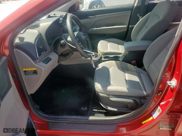 2017 Hyundai Elantra SE with VIN KMHD74LF2HU329464, listed as a Copart auction lot 51160945 with 66,382 mi miles and Salvage Title. Bid and sale history available at carsss.com. Image 7.