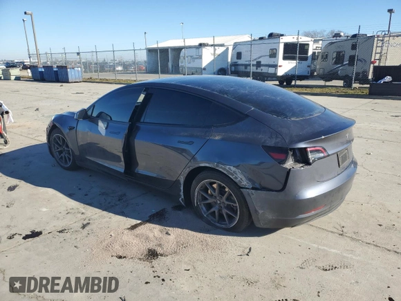 2023 Tesla Model 3 with VIN 5YJ3E1EA6PF713275, listed as a Copart auction lot 41683315 with 26,463 mi miles and Salvage Title. Bid and sale history available at DreamBid. Image 2.