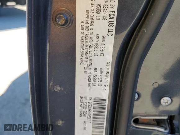 2016 Chrysler 300 with VIN 2C3CCABT4GH220317, listed as a Copart auction lot 47562085 with 110,320 mi miles and Salvage Title. Bid and sale history available at carsss.com. Image 12.