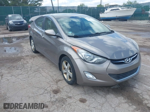 2013 Hyundai Elantra Limited с VIN 5NPDH4AE6DH171453, выставлен на аукционе IAAI как лот 42198633 с пробегом 183 190 миль миль и . История ставок и продаж доступна на DreamBid. Изображение 1.