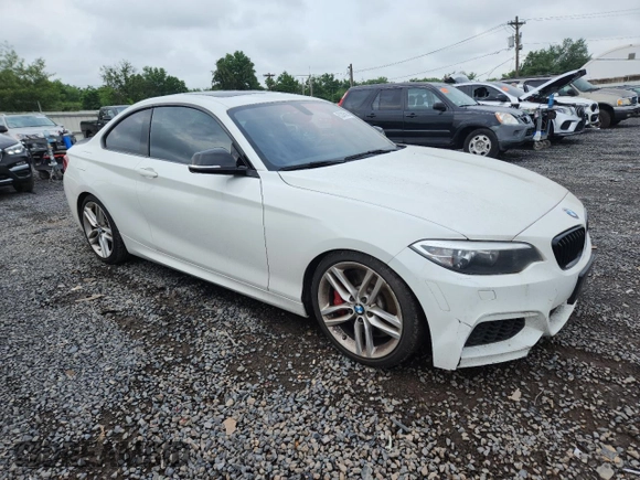 2015 BMW 2 Series 228i xDrive with VIN WBA1F7C56FVX95728, listed as a Copart auction lot 63245595 with 95,470 mi miles and Clean title. Bid and sale history available at DreamBid. Image 4.