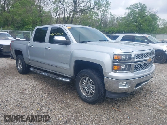 2014 Chevrolet Silverado 1500 LTZ with VIN 3GCUKSEC1EG226528, listed as a IAAI auction lot 42167248 with 152,338 mi miles and . Bid and sale history available at DreamBid. Image 1.
